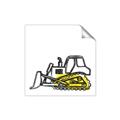 Picture of Construction Dozer _GroupedProduct_Square_Mini_ _GroupedProduct_Square_Unframed_Print_Only_