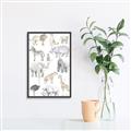 Picture of Zoo  Life _GroupedProduct_Rectangle_Portrait_Canvas_Framed_