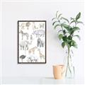 Picture of Zoo  Life _GroupedProduct_Rectangle_Portrait_Canvas_Framed_