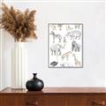 Picture of Zoo  Life _GroupedProduct_Rectangle_Portrait_Canvas_Framed_