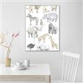 Picture of Zoo  Life _GroupedProduct_Rectangle_Portrait_Canvas_Framed_