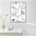 Picture of Zoo  Life _GroupedProduct_Rectangle_Portrait_Canvas_Framed_