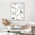 Picture of Zoo  Life _GroupedProduct_Rectangle_Portrait_Canvas_Framed_