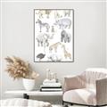 Picture of Zoo  Life _GroupedProduct_Rectangle_Portrait_Canvas_Framed_
