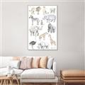 Picture of Zoo  Life _GroupedProduct_Rectangle_Portrait_Canvas_Framed_