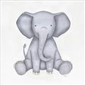 Picture of Nursery Elephant _GroupedProduct_Square_Mini_ _GroupedProduct_Square_Unframed_Print_Only_