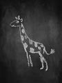 Picture of Chalk Giraffe _GroupedProduct_Rectangle_Portrait_Mini_ _GroupedProduct_Rectangle_Portrait_Unframed_Print_Only_