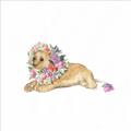 Picture of Baby Floral Lion _GroupedProduct_Square_Mini_ _GroupedProduct_Square_Unframed_Print_Only_