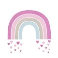 Picture of Heart Rainbow I  _GroupedProduct_Square_Mini_ _GroupedProduct_Square_Unframed_Print_Only_