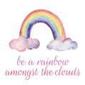 Picture of Rainbow Amongst the Clouds _GroupedProduct_Square_Mini_ _GroupedProduct_Square_Unframed_Print_Only_