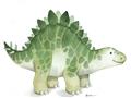 Picture of Bright Green Dino _GroupedProduct_Rectangle_Landscape_Mini_ _GroupedProduct_Rectangle_Landscape_Unframed_Print_Only_
