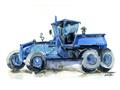 Picture of Blue Tractor  _GroupedProduct_Rectangle_Landscape_Mini_ _GroupedProduct_Rectangle_Landscape_Unframed_Print_Only_