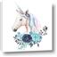 Picture of Blue Floral Unicorn