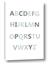 Picture of Mint Alphabet I