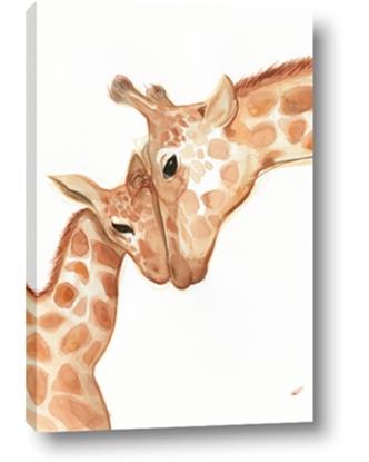 Picture of Mom and baby Giraffe