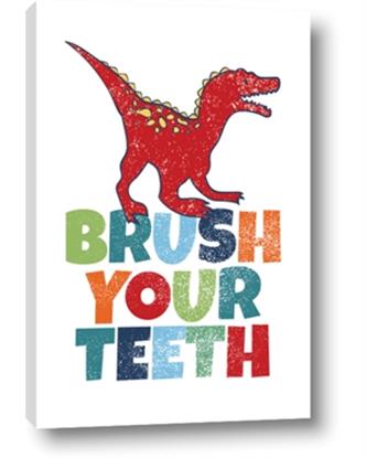 Picture of Brush Your Teeth Red Dino
