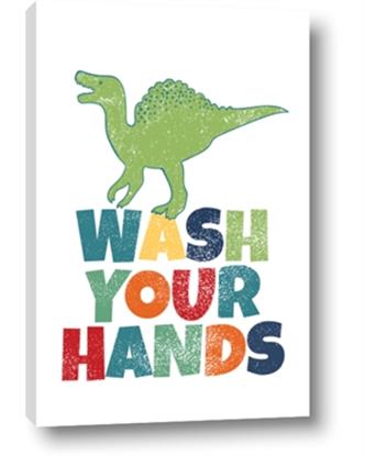Picture of Wash Your Hands Green Dino
