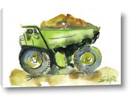 Picture of Green Dump Truck