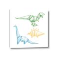 Picture of Geo Dinosaurs I _GroupedProduct_Square_Mini_ _GroupedProduct_Square_Canvas_