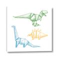 Picture of Geo Dinosaurs I _GroupedProduct_Square_Mini_ _GroupedProduct_Square_Canvas_