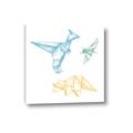 Picture of Geo Dinosaurs II _GroupedProduct_Square_Mini_ _GroupedProduct_Square_Canvas_