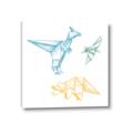 Picture of Geo Dinosaurs II _GroupedProduct_Square_Mini_ _GroupedProduct_Square_Canvas_