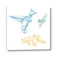 Picture of Geo Dinosaurs II _GroupedProduct_Square_Mini_ _GroupedProduct_Square_Canvas_
