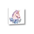 Picture of Pink Floral Unicorn _GroupedProduct_Square_Mini_ _GroupedProduct_Square_Canvas_