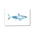 Picture of Blue Splash Shark I  _GroupedProduct_Rectangle_Landscape_Mini_ _GroupedProduct_Rectangle_Landscape_Canvas_