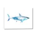 Picture of Blue Splash Shark I  _GroupedProduct_Rectangle_Landscape_Mini_ _GroupedProduct_Rectangle_Landscape_Canvas_