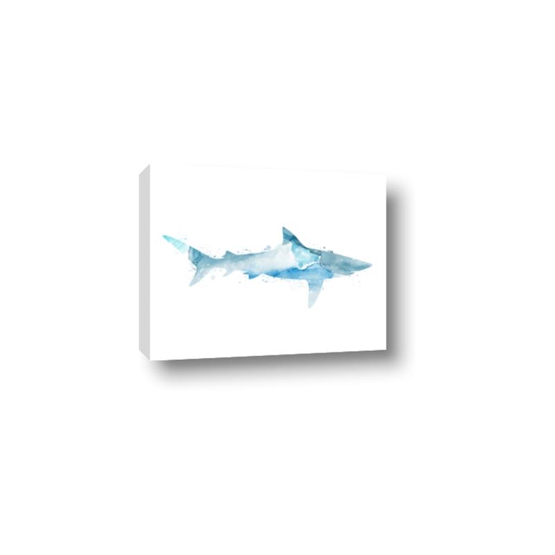 Picture of Blue Splash Shark II _GroupedProduct_Rectangle_Landscape_Mini_ _GroupedProduct_Rectangle_Landscape_Canvas_