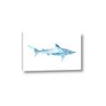Picture of Blue Splash Shark II _GroupedProduct_Rectangle_Landscape_Mini_ _GroupedProduct_Rectangle_Landscape_Canvas_