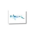 Picture of Blue Splash Shark IV _GroupedProduct_Rectangle_Landscape_Mini_ _GroupedProduct_Rectangle_Landscape_Canvas_