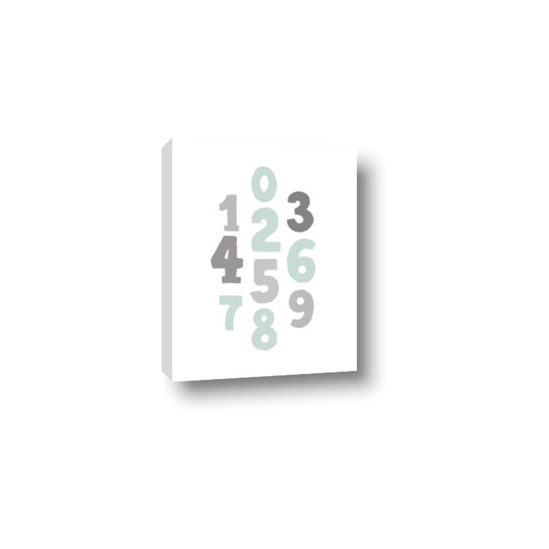 Picture of Mint Numbers _GroupedProduct_Rectangle_Portrait_Mini_ _GroupedProduct_Rectangle_Portrait_Canvas_