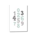 Picture of Mint Numbers _GroupedProduct_Rectangle_Portrait_Mini_ _GroupedProduct_Rectangle_Portrait_Canvas_