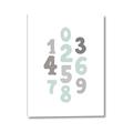 Picture of Mint Numbers _GroupedProduct_Rectangle_Portrait_Mini_ _GroupedProduct_Rectangle_Portrait_Canvas_