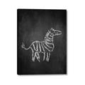 Picture of Chalk Zebra _GroupedProduct_Rectangle_Portrait_Mini_ _GroupedProduct_Rectangle_Portrait_Canvas_