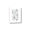 Picture of Mint Alphabet II _GroupedProduct_Rectangle_Portrait_Mini_ _GroupedProduct_Rectangle_Portrait_Canvas_