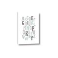 Picture of Mint Alphabet II _GroupedProduct_Rectangle_Portrait_Mini_ _GroupedProduct_Rectangle_Portrait_Canvas_