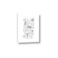 Picture of Mint Alphabet III _GroupedProduct_Rectangle_Portrait_Mini_ _GroupedProduct_Rectangle_Portrait_Canvas_