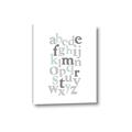 Picture of Mint Alphabet III _GroupedProduct_Rectangle_Portrait_Mini_ _GroupedProduct_Rectangle_Portrait_Canvas_