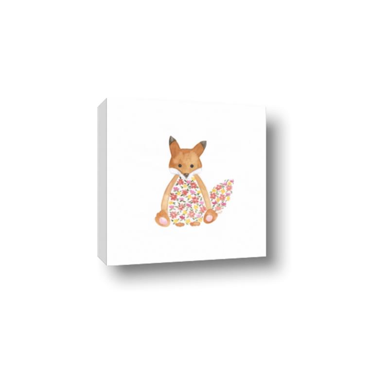 Picture of Baby Floral Fox _GroupedProduct_Square_Mini_ _GroupedProduct_Square_Canvas_