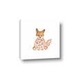 Picture of Baby Floral Fox _GroupedProduct_Square_Mini_ _GroupedProduct_Square_Canvas_