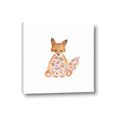 Picture of Baby Floral Fox _GroupedProduct_Square_Mini_ _GroupedProduct_Square_Canvas_