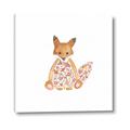 Picture of Baby Floral Fox _GroupedProduct_Square_Mini_ _GroupedProduct_Square_Canvas_