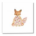 Picture of Baby Floral Fox _GroupedProduct_Square_Mini_ _GroupedProduct_Square_Canvas_