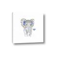Picture of Baby Floral Elephant _GroupedProduct_Square_Mini_ _GroupedProduct_Square_Canvas_