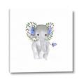 Picture of Baby Floral Elephant _GroupedProduct_Square_Mini_ _GroupedProduct_Square_Canvas_