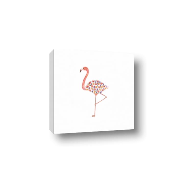 Picture of Baby Floral Flamingo  _GroupedProduct_Square_Mini_ _GroupedProduct_Square_Canvas_