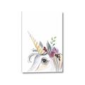 Picture of Flower Unicorn _GroupedProduct_Rectangle_Portrait_Mini_ _GroupedProduct_Rectangle_Portrait_Canvas_